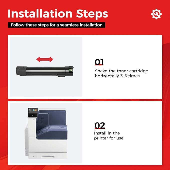 Phaser 6700 High Capacity Toner Cartridge Set 4-Pack Replacement for Xerox 106R01510 106R01507 106R01508 106R01509 Compatible with Xerox Phaser 6700 6700N 6700DN Printer Ink Black Cyan Magenta Yellow
