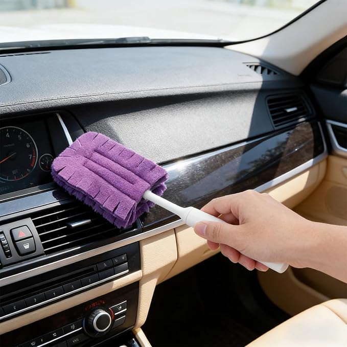 360° Electrostatic Duster Refills — The Sustainable Choice for a Dust-Free Home, Duster Refills Reusable with Duster Handles, Washable Duster Refills for Cleaning, Office, Ceiling Fan (4)
