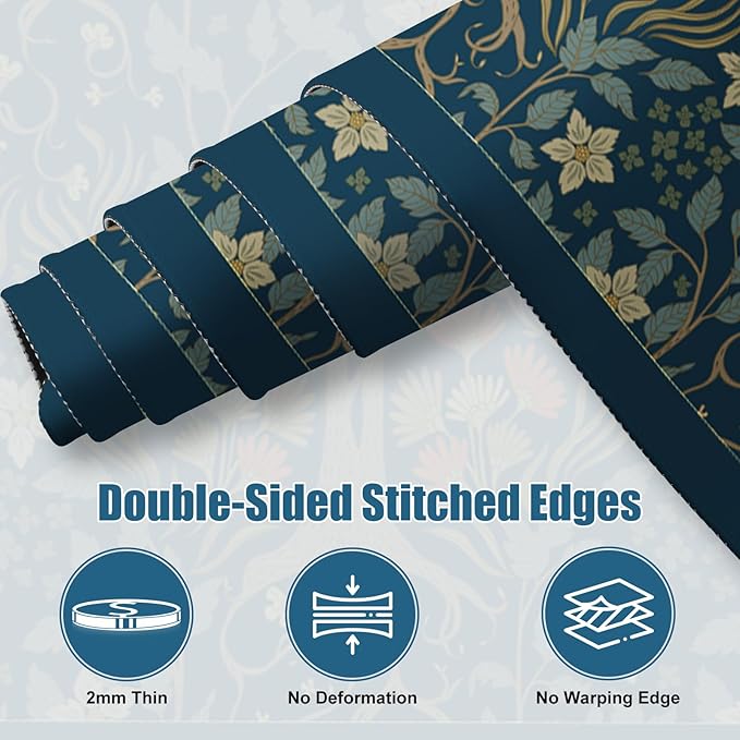 Large Mouse Pad, Desk Mat for Desktop, Woman Desk Pad Mat, XXL Big Mouse Pad for Desks, Anti-Slip Mousepad with Stitched Edges, Keyboard Pad MouseMat Cover for Computer PC 35.4×15.7 Inchs, Magic Tree