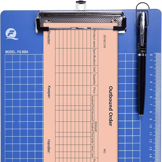 Wisdompro Pen Clip, 12 Pack Stainless Steel Pencil Clip Holder for Notebook, Books, Journal, Clipboard, Paper, etc. - Fits Almost Any Pen Size (Black)