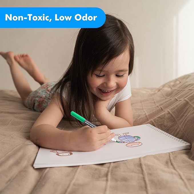 maxtek Dry Erase Markers Ultra Fine Tip, 36 Count 12 Colors, Low Odor, School Supplies Classroom Take Note Whiteboard Markers