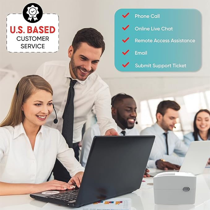 Arkscan 2054K-AP Auto Peel Shipping Label Printer, Separate Label from Backsheet Automatically, Print on Windows Mac Chromebook via USB, Print Wireless for BT on Windows ONLY, UPS USPS FedEx