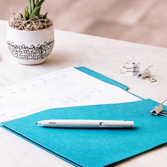 Zebra Pen bLen Retractable Gel Pen, White Barrel, Medium Point, 0.7mm, Black Ink, (41400), 12 Count (Pack of 1)