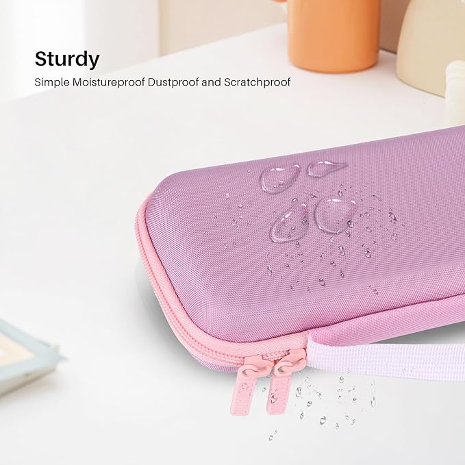 Hard Case Replacement for Texas Instruments TI-84 Plus CE/TI-84 Plus/TI-Nspire CX II CAS/TI-Nspire CX II/TI-83 Plus/TI-89 Titanium/TI-85 / TI-86 Color Graphing Calculator (Pink Case)