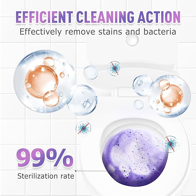2025 New Toilet Bowl Cleaner Toilets Cleane, Toilet Cleaner, Toilet Bowl Cleaners, Powerful Foaming Toilets Bowls Cleaner, Self Activating Miracle Powder for Toilet Bowl cleaning (1)