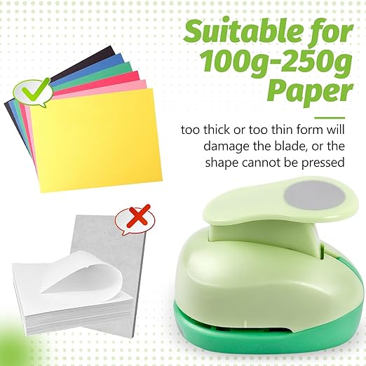 UCEC 1 Inch Circle Punch, Circle Hole Punch, Paper Punch, Paper Punches Craft Handmade Paper Punch for Crafting Scrapbooking Cards Arts Fun Projects