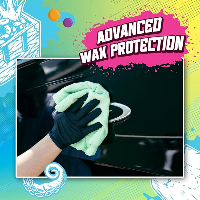 Salty Captain Boatie Wash N Wax - (Bubble Gum Scent) Foaming Car & Boat Wash and Wax Concentrate, Cleans Away Salt, Marine Residue, Dirt | pH Balanced