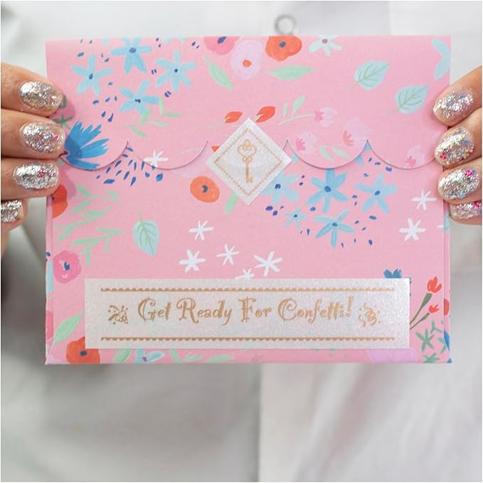 Brother Printer Brother P-touch TZe-PR254 Gold Print on White Glitter Premium Laminated Tape 24mm (0.94”) wide x 8m (26.2’) long, TZEPR254