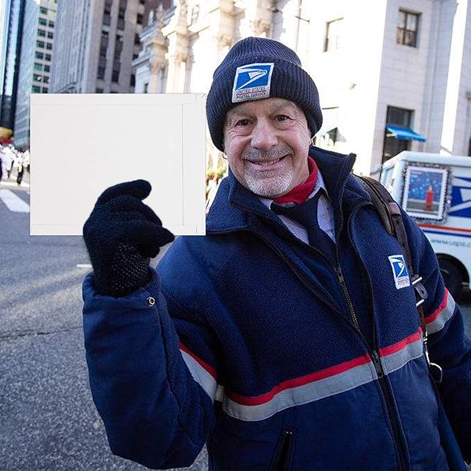 25 Pack Rigid Mailers 9.25 x 11.75 inches, Self Seal Photo Document Mailers Premium Cardboard Keep Flat Envelopes for Photos, Pictures, Papers, Files, CD