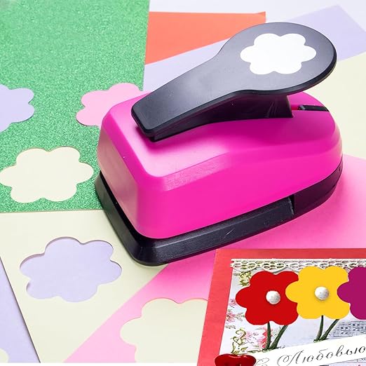 2 inch Paper Punch Flower Hole Punch Flower Punches for Paper Crafts Large Flowers PaperPuncher FlowerPunch Craft Punches Flowers Scrapbook Puncher