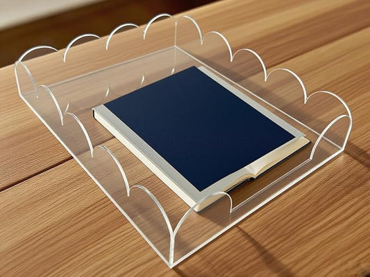 Acrylic Letter Tray,Desk Organizers and Accessories for Papers,Documents,Folders,Notebooks and Stationery,Magazine File Holder for Office,Home and Classroom