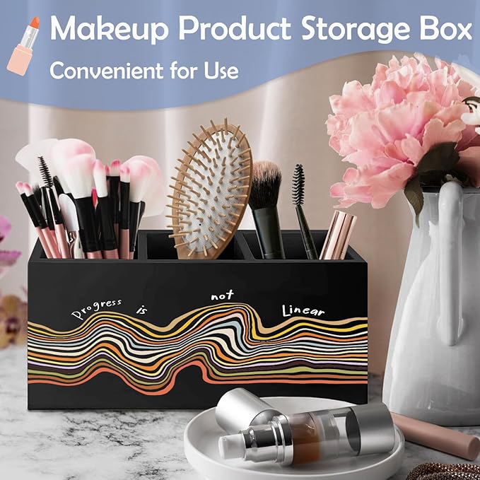 SNNDER Mental Health Gifts Pen Holder for Desk, Therapist Gifts, Inspirational Mental Health Wooden Pen Pencil Holder Organizer for Therapy Counselor Office Desk Accessories