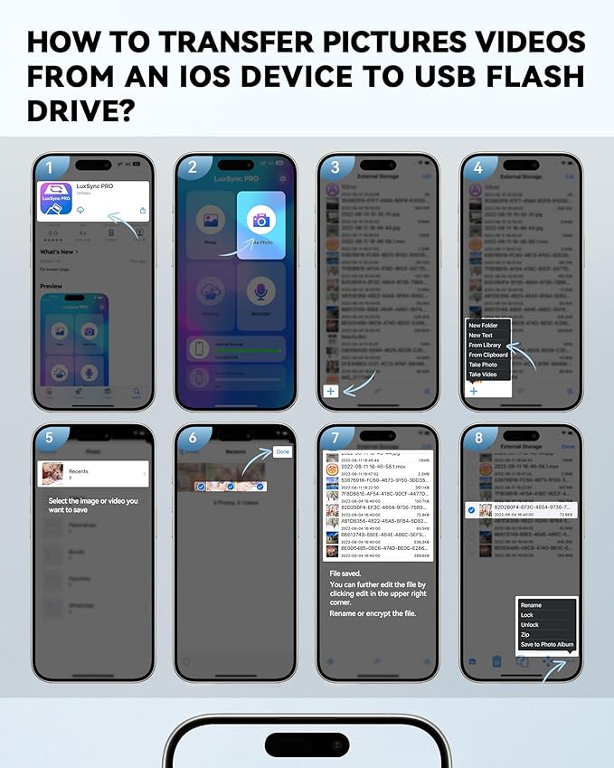 MFi Certified 256GB Flash Drive for iPhone Photo Stick, USB Thumb Drive Memory Stick High Speed USB Drive Photo Storage for iPhone Flash Drive Compatible for iPhone/iPad/Android/PC (Blue)