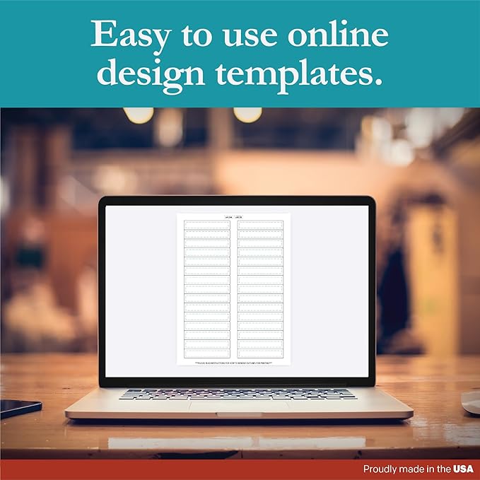 Premium Label Supply White File Folder Labels – 3.4375" x .667" – Laser/Inkjet Compatible – (30 per Sheet), 1000 Sheets - 30,000 Total Adhesive Stickers