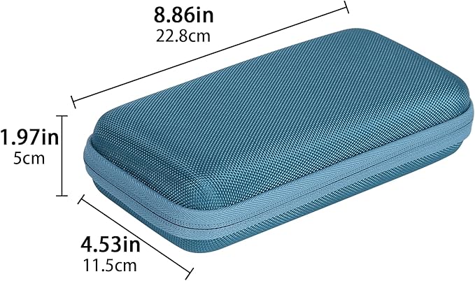 co2CREA Carrying Case for Texas Instruments TI-84 Plus CE Python Enhanced/TI-84/TI-Nspire CX II CAS/TI-Nspire CX II/TI-83 Plus/TI-89 Titanium/TI-85/TI-86 Color Graphing Calculator, Teal Case