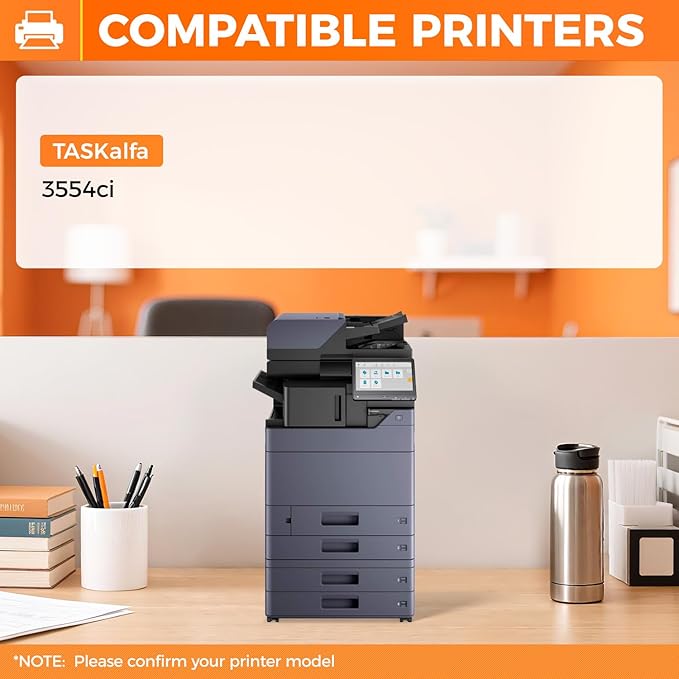 TK-8377 TK8377 Toner Cartridge 4-Pack High Capacity Replacement for TK-8377K TK-8377C TK-8377M TK-8377Y Compatible with Kyocera TASKalfa 3554ci Printer 1T02YP0US0 1T02YPAUS0 1T02YPBUS0 1T02YPCUS0 CMYK