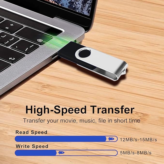 4GB USB Flash Drives 20 Pack 4 GB Thumb Drive TATMOHIK 2.0 USB Drives Bulk 4GB Swivel Design Flash Drive Pack with LED Indicator 4 Gig Jump Drive Pack, USB Stick, Memory Stick, Pen Drive, Black Color