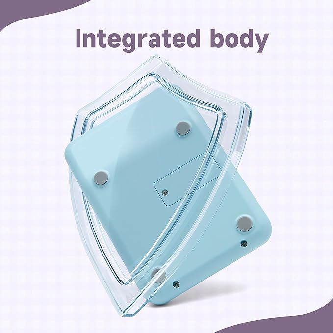 Pocket 8 Digit Kids Desktop Calculator, LCD Display, Mini Rainbow Series, Cute & Aesthetic Design (Set of 4 Pcs)