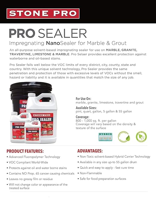 Stone Pro Pro Sealer (Gallon)