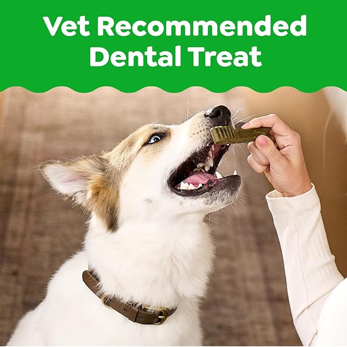 Greenies Veterinarian-Recommended Adult Natural Dental Dog Treats Petite Size, Original Flavor, (4) 30 ct Packs (120 Treats)