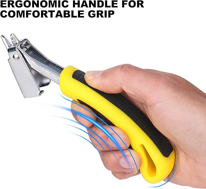 HAUTMEC 9600 Pcs Heavy-Duty Staples with Staple Puller Tool – 3 Types (D-Type 5000, U-Type 1600, T-Type 3000) for Upholstery, Carpentry, Repair & Packing, with Convenient Storage Box – HT0456