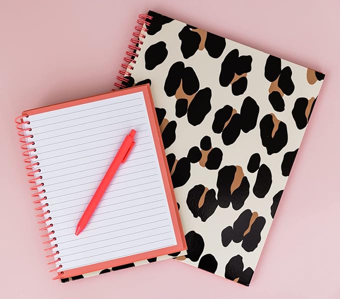 Kate Spade New York Large College Ruled Notebook, 11" x 9.5" Spiral Notebook with 160 Pages