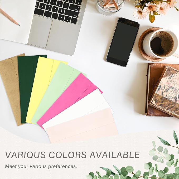 50 Pack #10 Business Envelopes, Self Seal Standard Blush Pink Envelopes with Rose Gold Foil Lining for Secure Business & Legal Mailing, Office, Checks, Letter, Invoices, 4 1/8 x 9 1/2 Inches