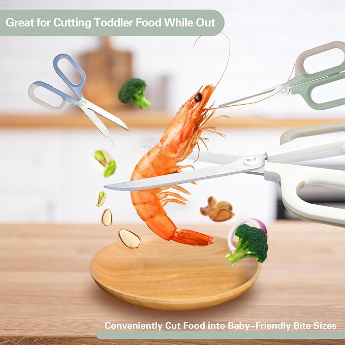 Green office scissors,Cute scissors,Sharp Craft Scissors for DIY Art, Sewing, Fabric, Student, Teacher, and Home Use(7", Green-1Pack)