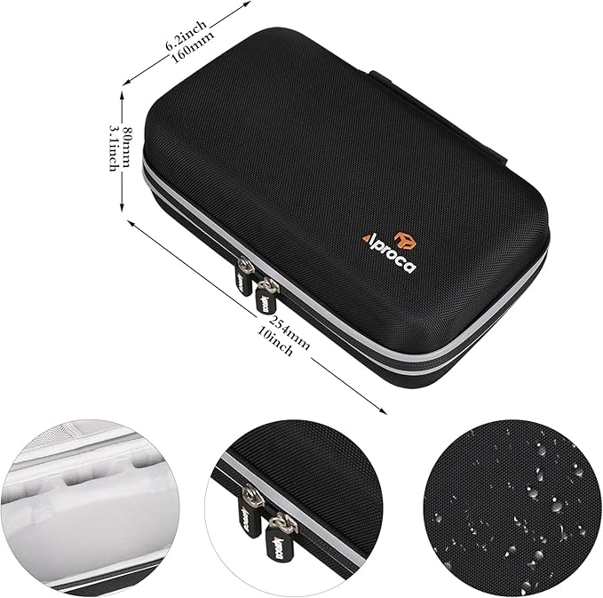 Aproca Hard Travel Storage Case, for DYMO LetraTag LT-100H Plus Handheld Label Maker and Tapes