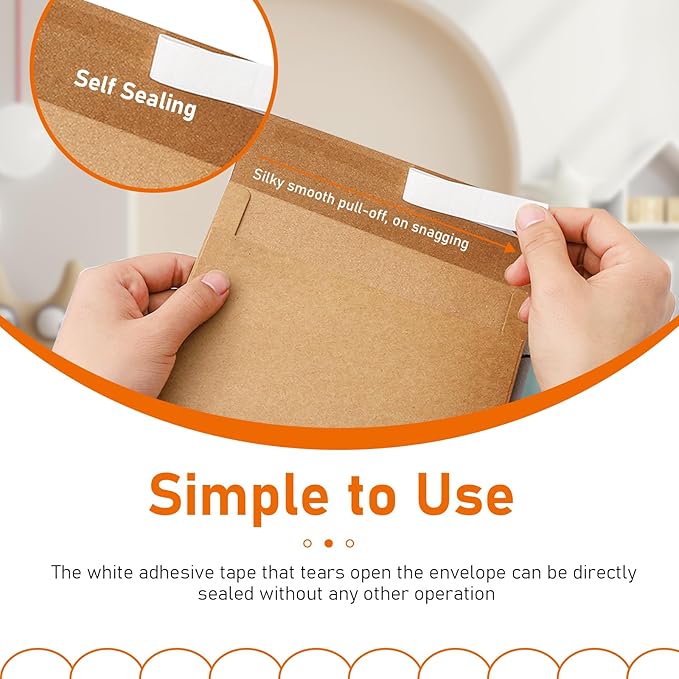 100 packs Brown Blank Note Cards and Envelopes 4 x 6 Heavyweight Folded Cardstock and Printable A4 Envelopes Self Seal for Greeting Cards, Festival Blessings, Mailiing, Invitations