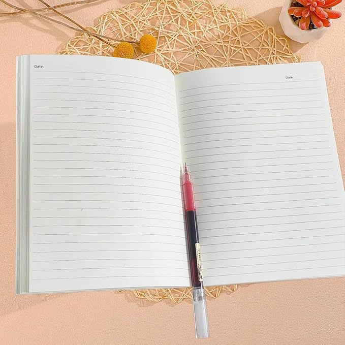 3 Pack Hardcover Spiral Notebook Spiral Journals for Women 160 Pages, 6.3 x 8.3 Inches,100gsm Paper,Cute College Ruled Notebook, Back Pocket, Office Supplies (CS-Multi)