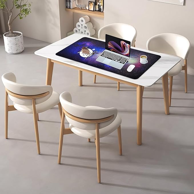 Desk Mat, Desk Pad Dual Sided Desktop Mat for Office and Home,Desk Organization and Accessories - Ideal for Large Mouse Pad and Desk Mats on Top of Desks (Solar System 31.5"x 15.7")