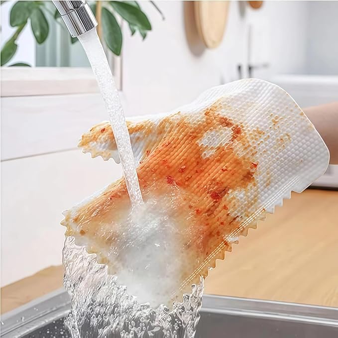 120 Pieces Multi-Purpose Washable Dusting Gloves, Microfiber Gloves for Plants, Disposable Duster Sleeves for Cleaning (60pc)