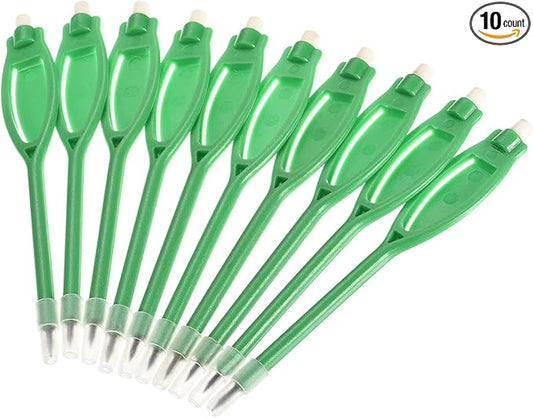 Golf Scoring Pencils with Eraser - Golf Marker Pens, Oval Handle with Clip, Apply to Golf Events