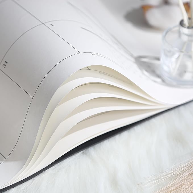 Simplified Desk Calendar 2025-2026 with Desktop Mat, Cabbrix Large Desk Pad Calendar 21" x 16-1/2" From July 2025 to December 2026, Desk Blotter Calendar 2025 for Home School and Office (Black)