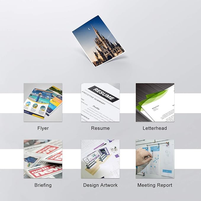 Koala Thin Inkjet Paper 13x19 Inches Matte Paper 100 Sheets 6.5Mil Compatible with Inkjet Printer