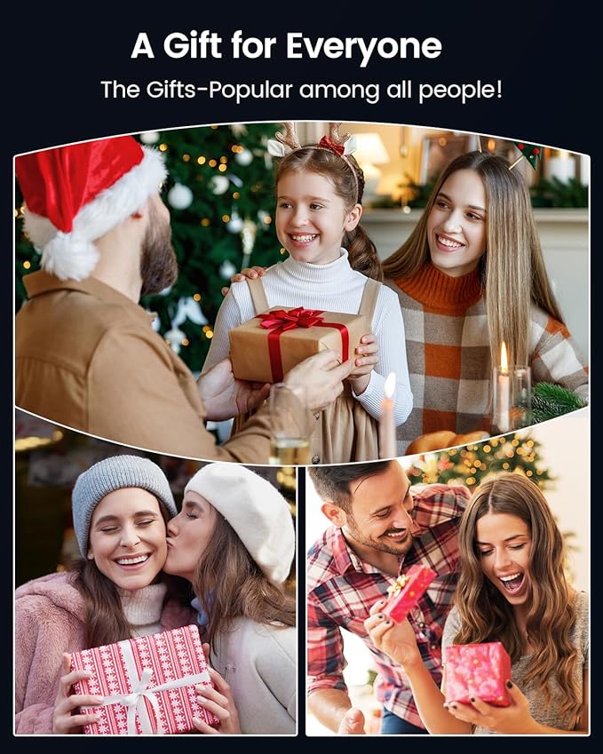 Memoking Mini Printer - Sticker Printer T02 Thermal Sticker Maker Machine Mini Portable Pocket Machine Inkless Label Maker for Anatomy Flashcard, Journal, Note, Receipt, Kids, Black