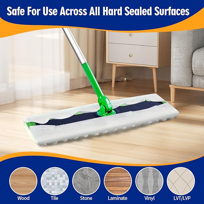 FURCIELOS 60 Count XL Pet Dry Sweeping Cloth Refills for Swiffer Sweeper XL Mop, Unscented Heavy Duty Dry Pads Refills for Multi-Surface Floor Cleaning