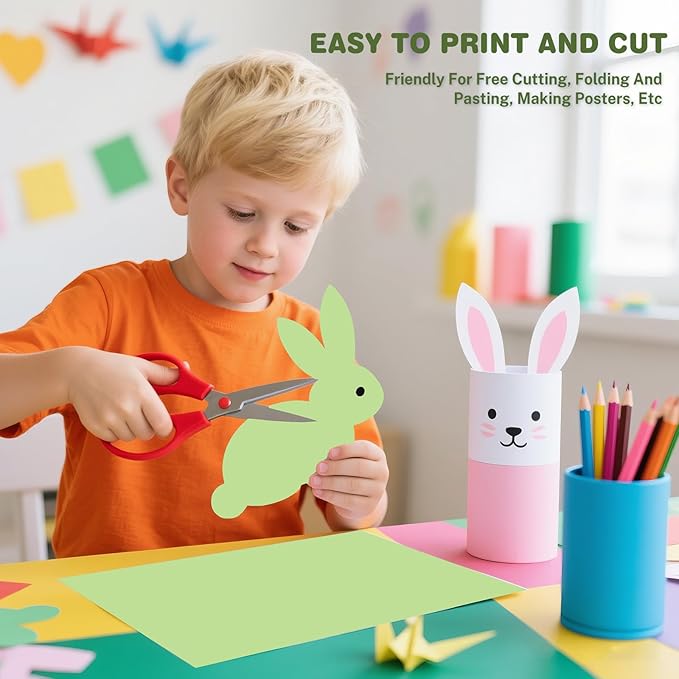 Cardstock 8.5 X 11, 40 Sheets Light Green Card Stock, 75lb/ 200gsm Copy Paper,Cardstock Printer Paper For Art, Drawing, Invitations, DIY Cards, Watercolor, Craft, Construction, School & Office Supplie