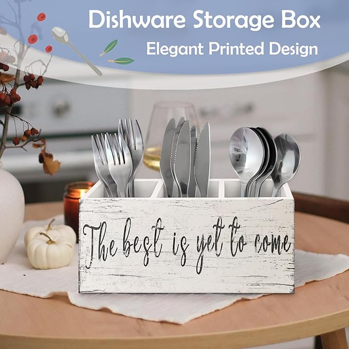 SNNDER the Best is Yet to Come Inspirational Pen Holder, Motivational Desk Decor, Positive Gifts Acrylic Pen Pencil Holder Organizer for Home Office Desk Accessories