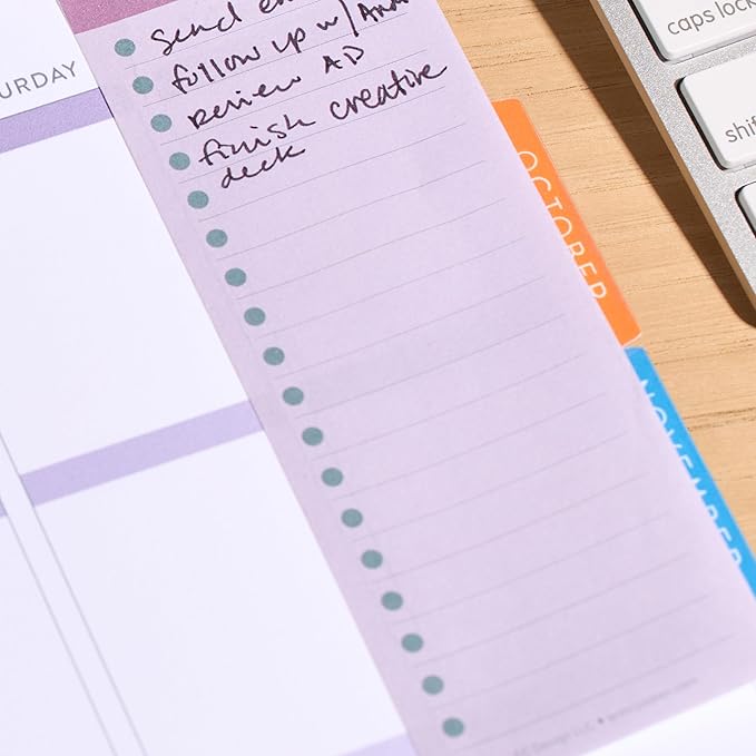 Erin Condren Daily To-Do List Sticky Notes and Bookmark for Everyday Productivity and Checklists, Use as Tab or Bookmark in Notebooks, Planners, Journals