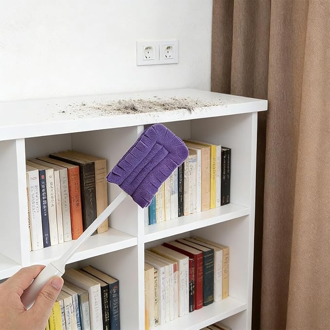 360° Electrostatic Duster Refills — The Sustainable Choice for a Dust-Free Home, Duster Refills Reusable with Duster Handles, Washable Duster Refills for Cleaning, Office, Ceiling Fan (3)