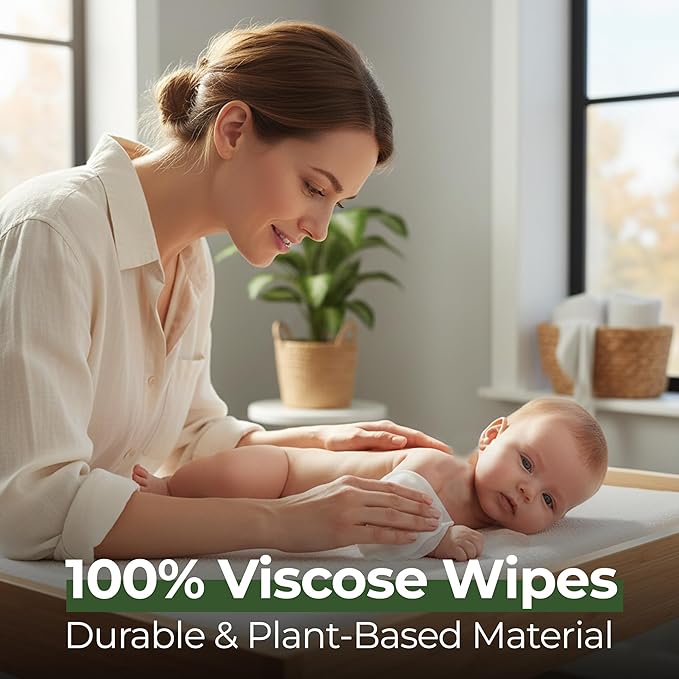 50 Premium Individually Wrapped Hand Wipes – Travel Size Hand Wipes with Aloe Vera & Glycerin, Soft Viscose Wipes, Portable Hand Cleaning Wipes for Home, Travel & Office