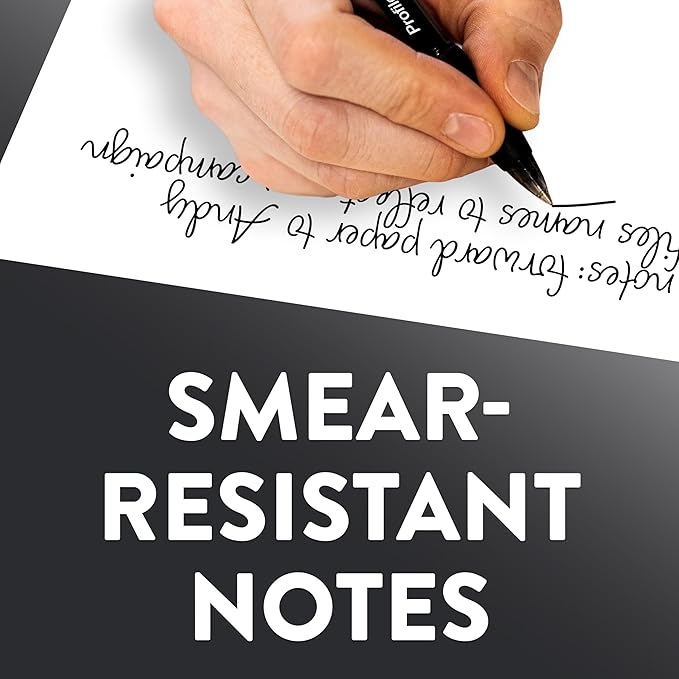 Paper Mate Gel Pen Profile Retractable Pen 0.7mm Black 12 Count