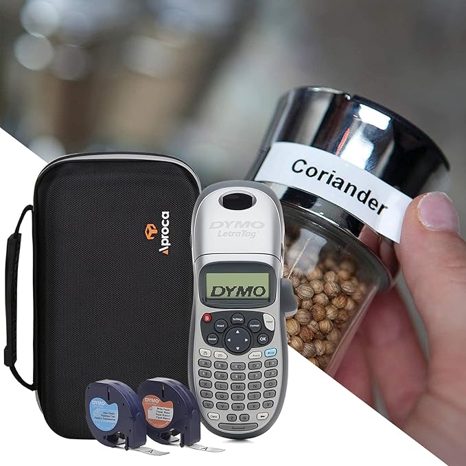 Aproca Hard Travel Storage Case, for DYMO LetraTag LT-100H Plus Handheld Label Maker and Tapes