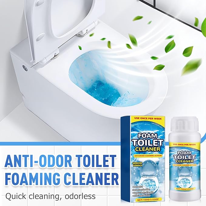 Foam Toilet Cleaner, 2025 New Toilet Bowl Cleaner, Advanced Bathroom Cleaner for Home, Powerful Instant Bowl Cleaners for Toilets Squatting Pans (3)