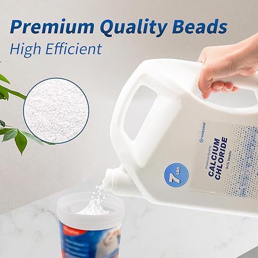 7 LBS Calcium Chloride Desiccant, Moisture Absorbers Refill Beads - Fragrance Free, Moisture Absorber Refill