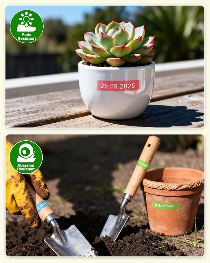 RAEMALL Compatible with Brother Label Tape TZe335 TZe435 TZe535 TZeMQG35 TZeMQP35 TZe TZ Tape, 12mm 0.47 Inch Laminated White on Color Compatible with Brother P Touch Label Maker PT-D210 H110