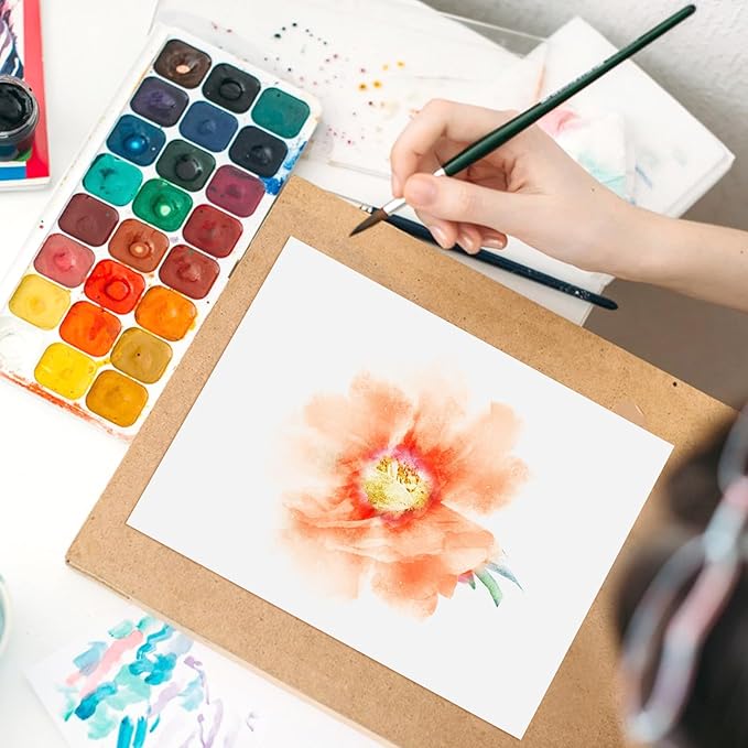 OcePor 100 Sheets White Cardstock Paper, Colored Printer Paper 8.5 x 11, Card Stock Thick Construction for Craft,Scrapbook，Office Printing, Invitations, Certificates，92 lb/250gsm