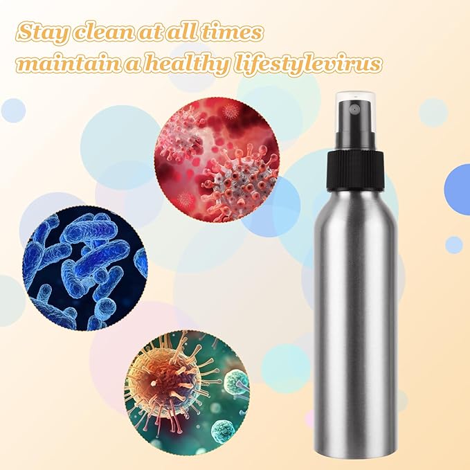 APACALI 24PCS Aluminum Spray Bottle 4oz Mini Mist Sprayer Metal Spray Bottle, Empty Spray Bottles, Reusable Bottles Small Spray Bottles for Travel, Cosmetic Perfume, Toner, Face Spray